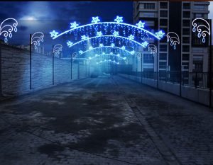 CADDE YILBAŞI IŞIK SÜSLEMESİ,