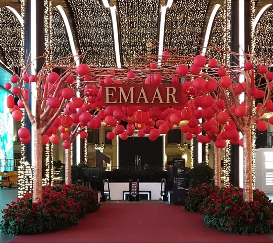 AVM YILBAŞI SÜSLEMELERİ, ALIŞ VERİŞ MERKEZİ LED IŞIK SÜSLEMESİ