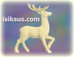 Işıklı Geyik Dekoru