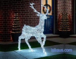 LED Işıklı Yılbaşı Geyiği