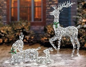 LED Işıklı Tel Geyik