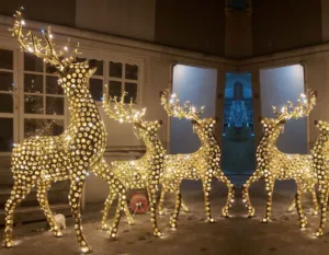 LED Işıklı Yılbaşı Geyikleri