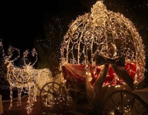 LED Işıklı Geyik Arabası