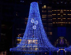 Meydan Yılbaşı Işık Süslemesi