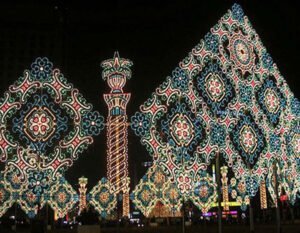 Meydan Yılbaşı Işık Süslemesi