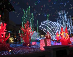 Meydan Yılbaşı Işık Süslemesi