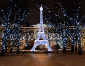Meydan Yılbaşı Işık Süslemesi