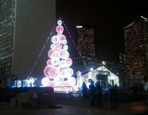 Meydan Yılbaşı Işık Süslemesi