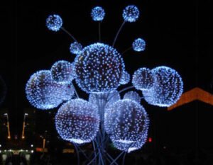 Meydan Yılbaşı Işık Süslemesi