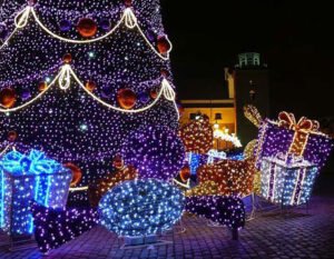 Meydan Yılbaşı Işık Süslemesi
