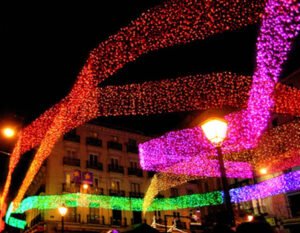 Meydan Yılbaşı Işık Süslemesi