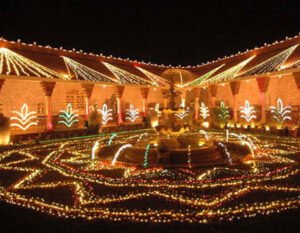 Meydan Yılbaşı Işık Süslemesi