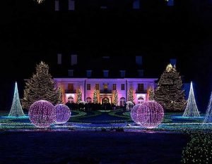 BAHÇE YILBAŞI IŞIK SÜSLEMESİ,