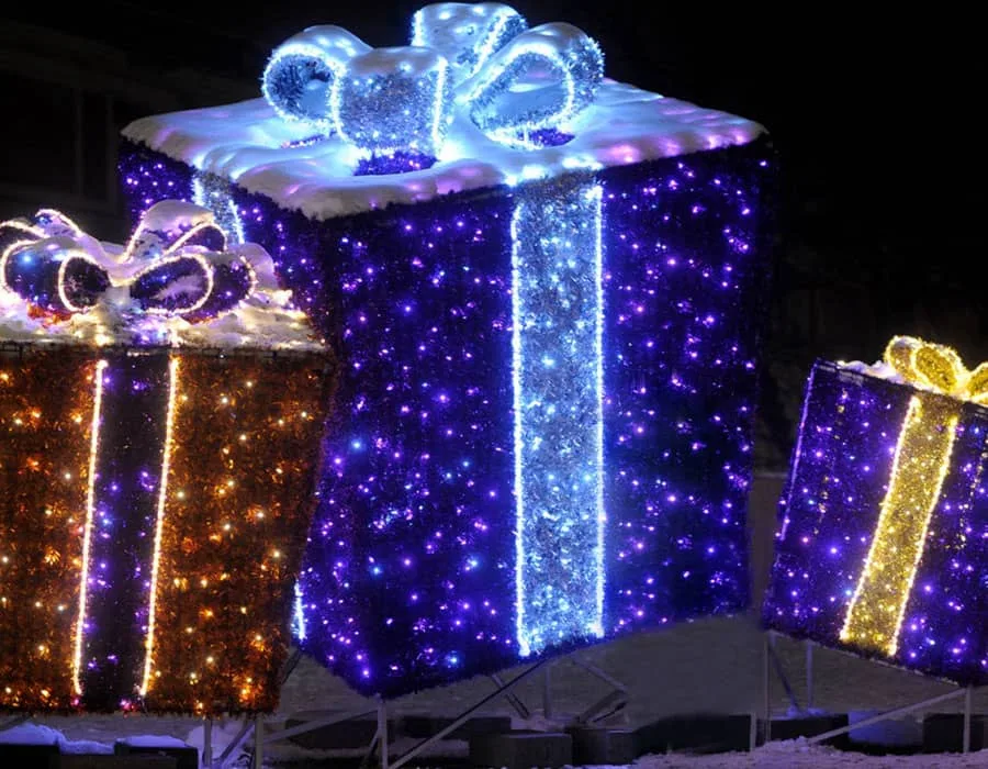 LED Işıklı Hediye Paketi