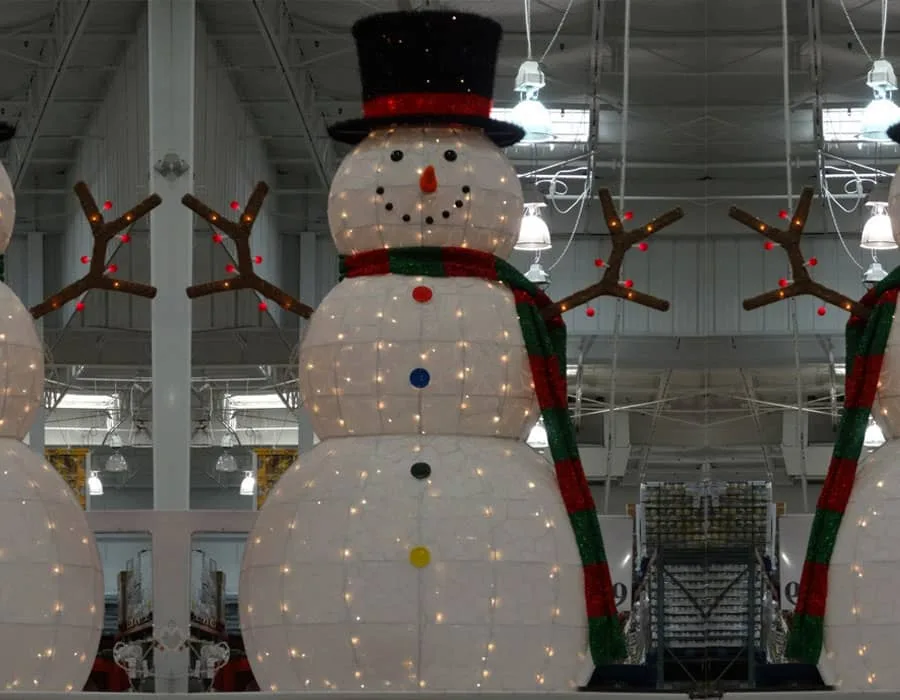 Işıklı Kardan adam İmalatı